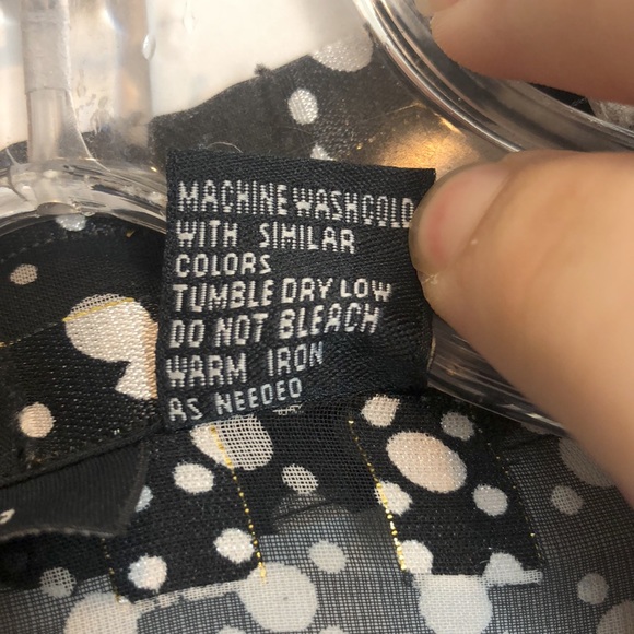 Club Z Collection Polka Dot Top 3X PLUS SIZE - Picture 6 of 8